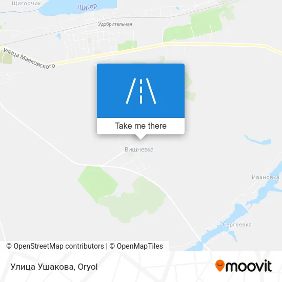 Улица Ушакова map