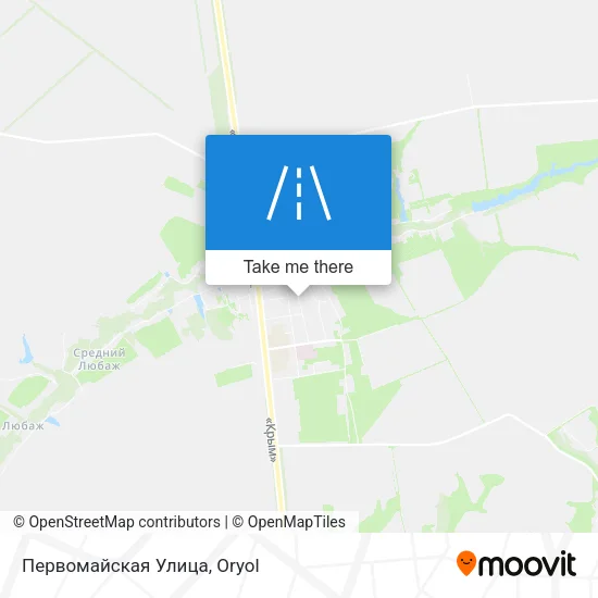 Первомайская Улица map