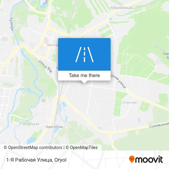 1-Я Рабочая Улица map