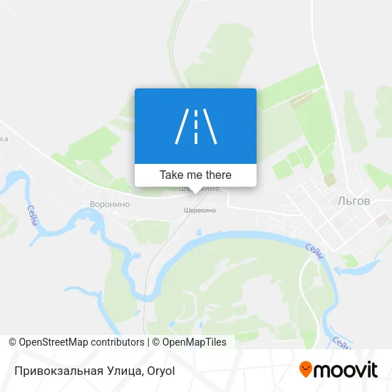 Привокзальная Улица map