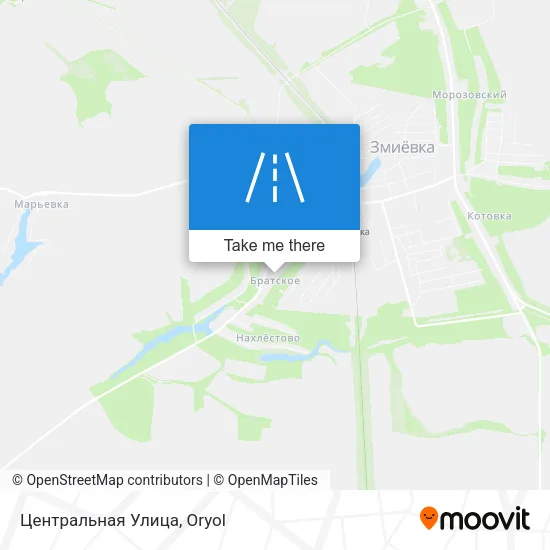 Центральная Улица map