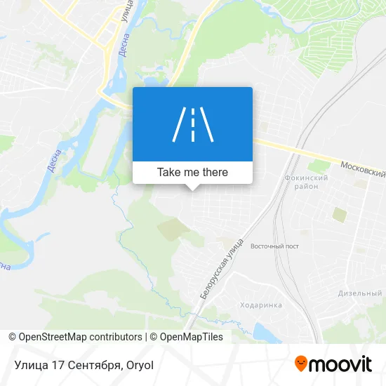 Улица 17 Сентября map