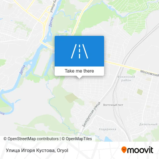 Улица Игоря Кустова map