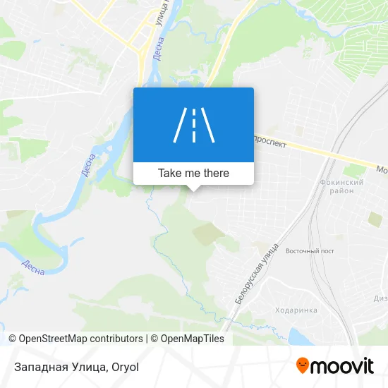 Западная Улица map