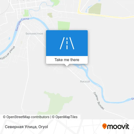 Северная Улица map