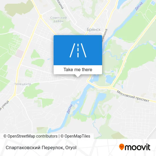 Спартаковский Переулок map
