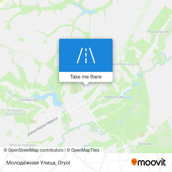 Молодёжная Улица map