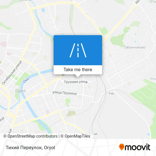 Тихий Переулок map