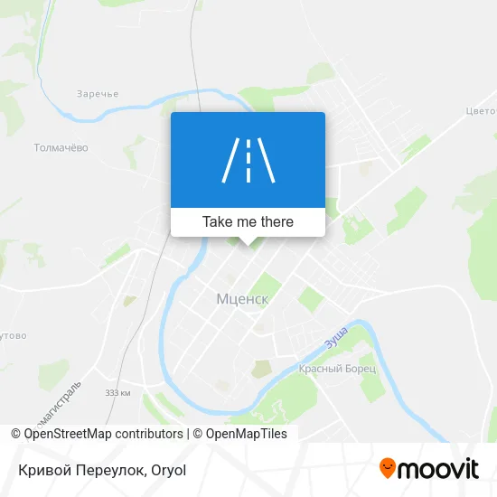 Кривой Переулок map