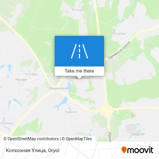 Колхозная Улица map