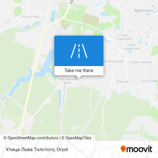 Улица Льва Толстого map