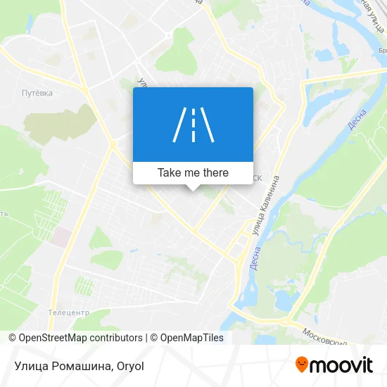 Улица Ромашина map