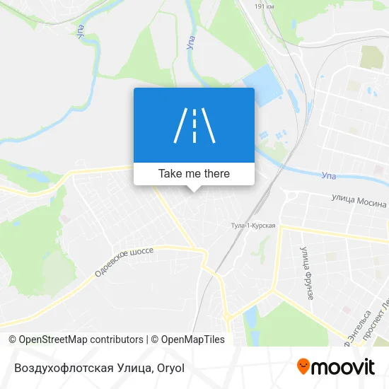 Воздухофлотская Улица map