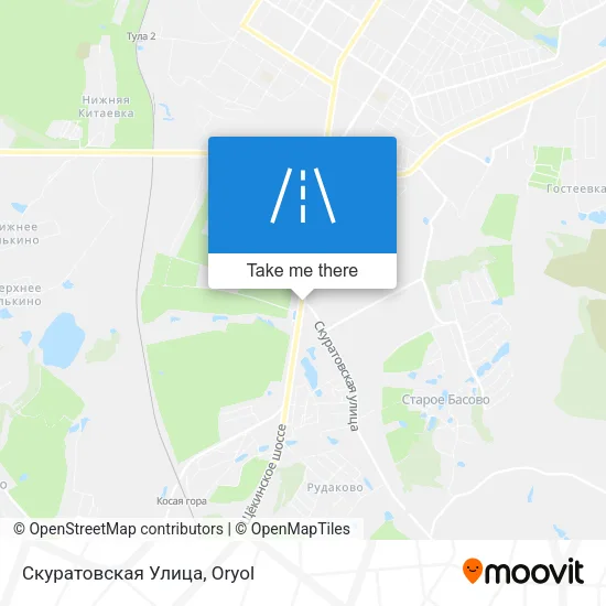 Скуратовская Улица map