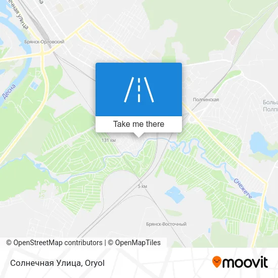 Солнечная Улица map