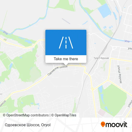 Одоевское Шоссе map