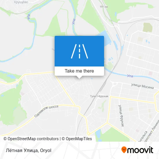 Лётная Улица map