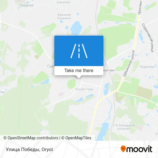 Улица Победы map