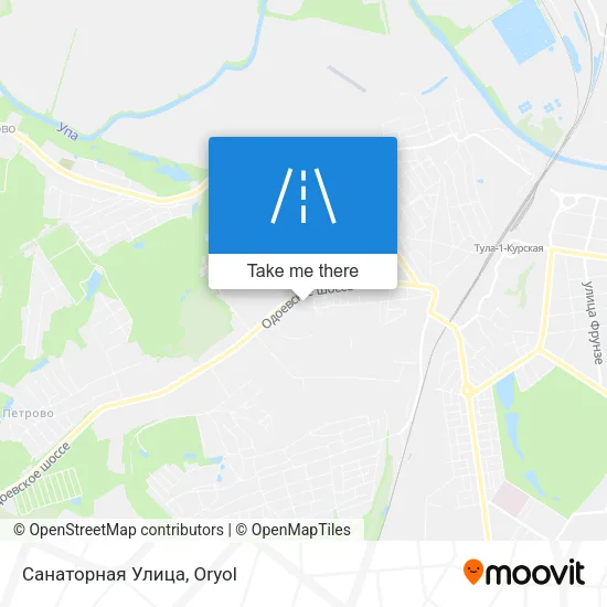 Санаторная Улица map