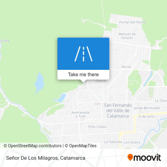 Mapa de Señor De Los Milagros