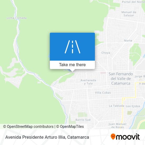 Avenida Presidente Arturo Illia map