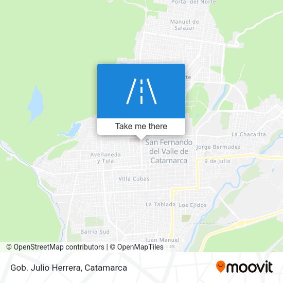 Mapa de Gob. Julio Herrera