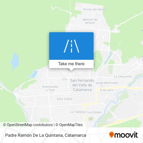 Padre Ramón De La Quintana map