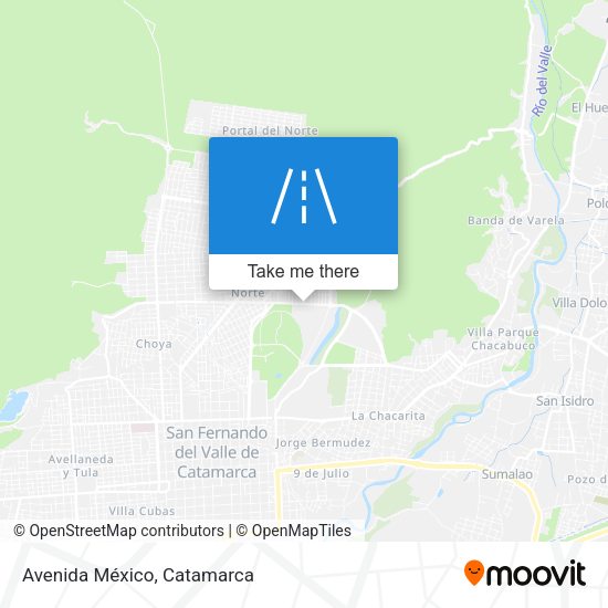 Avenida México map