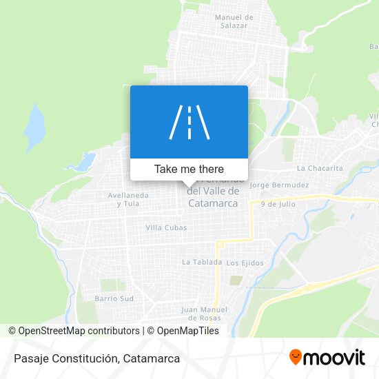 Pasaje Constitución map