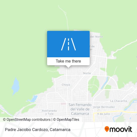 Padre Jacobo Cardozo map