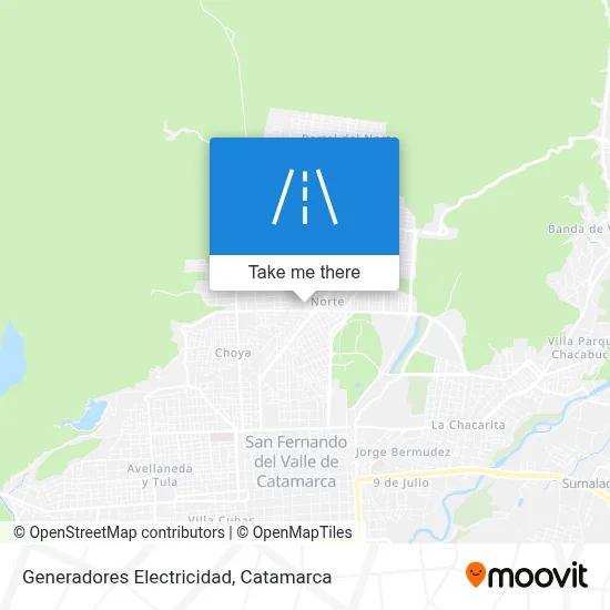 Generadores Electricidad map