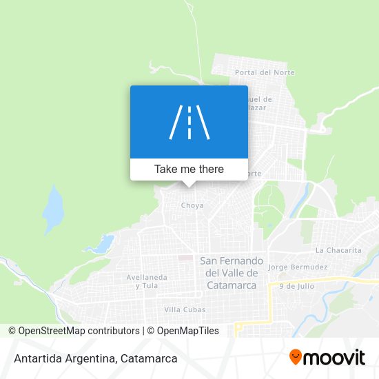 Antartida Argentina map