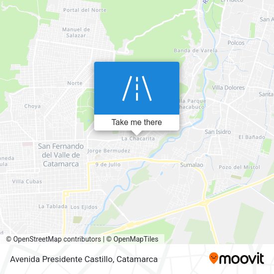 Mapa de Avenida Presidente Castillo