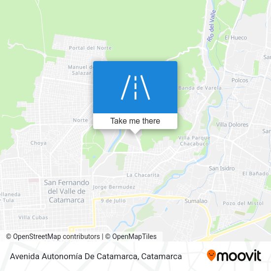 Mapa de Avenida Autonomía De Catamarca