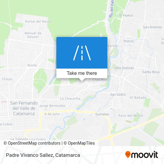Padre Vivanco Sallez map