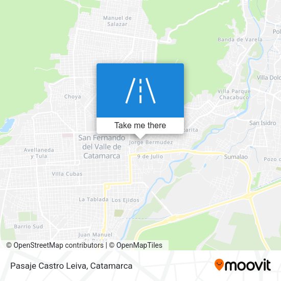 Pasaje Castro Leiva map
