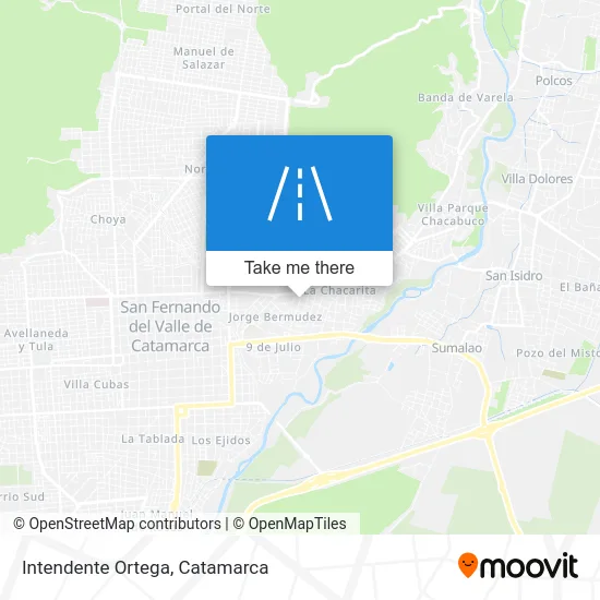 Intendente Ortega map