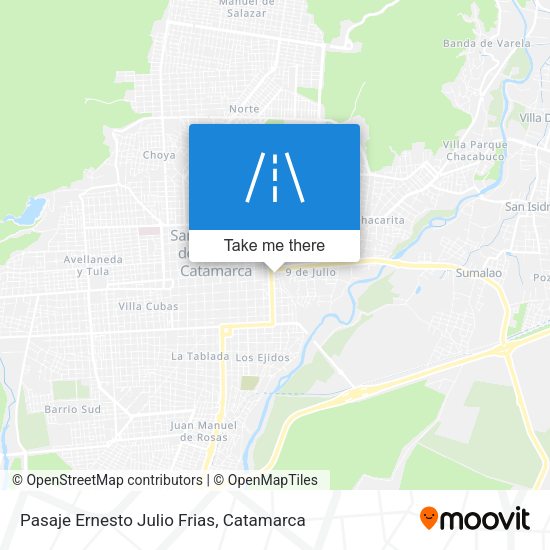 Mapa de Pasaje Ernesto Julio Frias