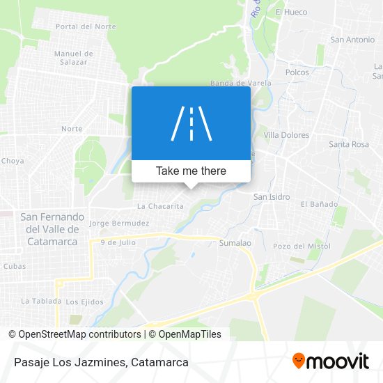 Pasaje Los Jazmines map
