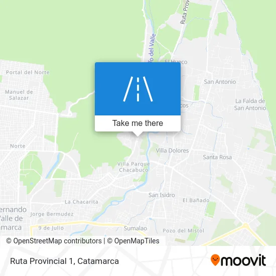Ruta Provincial 1 map