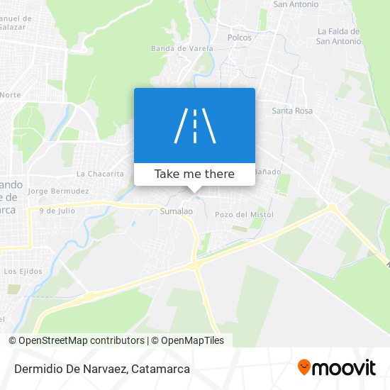 Dermidio De Narvaez map