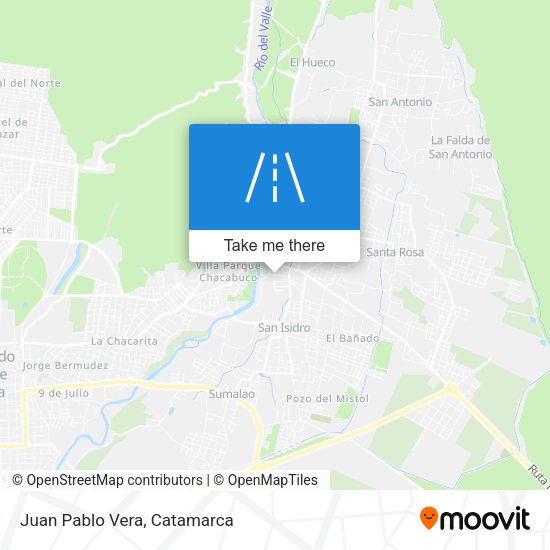 Mapa de Juan Pablo Vera