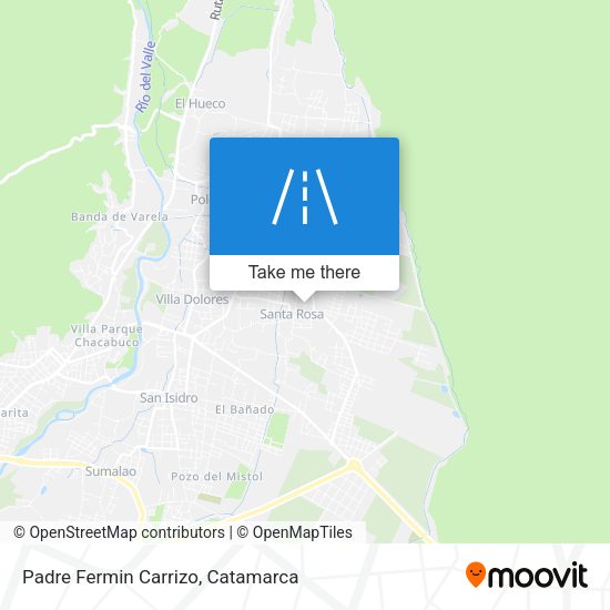 Padre Fermin Carrizo map