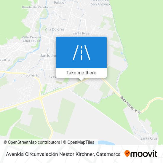 Mapa de Avenida Circunvalación Nestor Kirchner