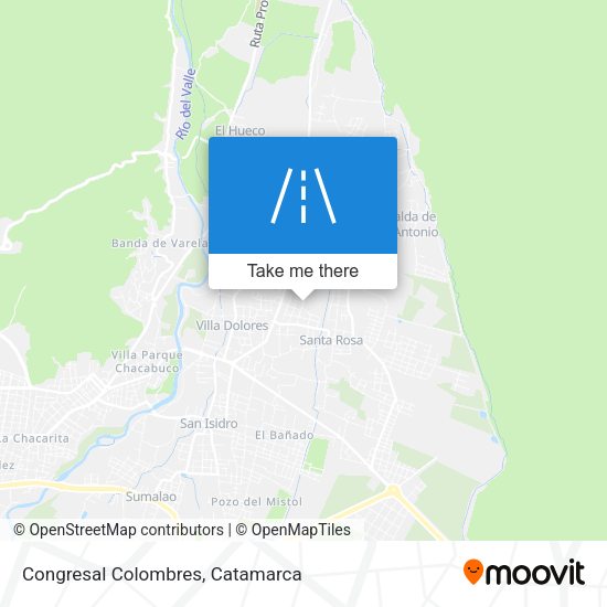 Mapa de Congresal Colombres