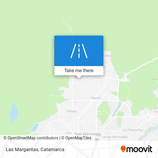 Mapa de Las Margaritas