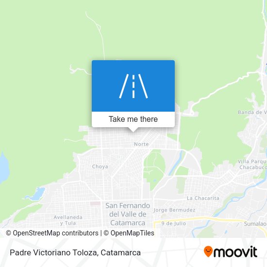 Padre Victoriano Toloza map