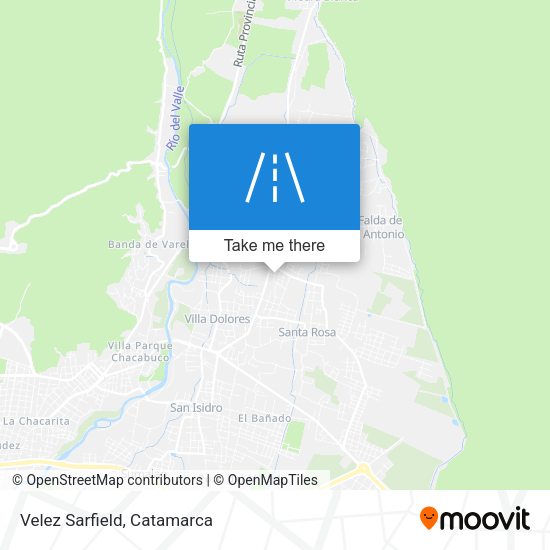 Mapa de Velez Sarfield