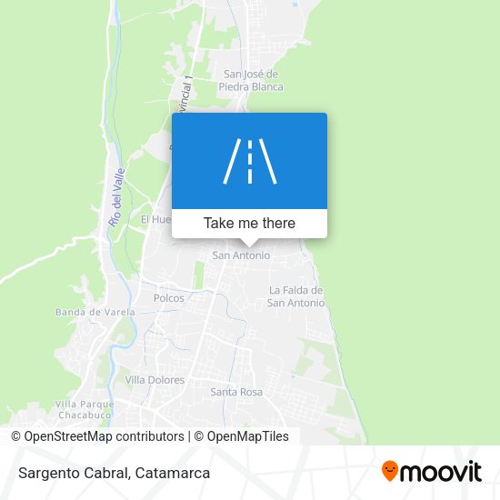 Mapa de Sargento Cabral
