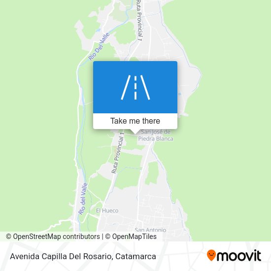 Mapa de Avenida Capilla Del Rosario